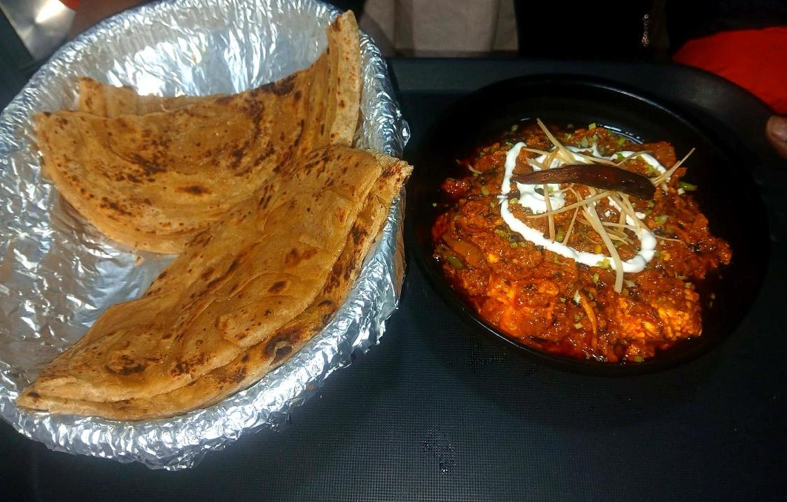 Food served at The Library Cafe & Stay café