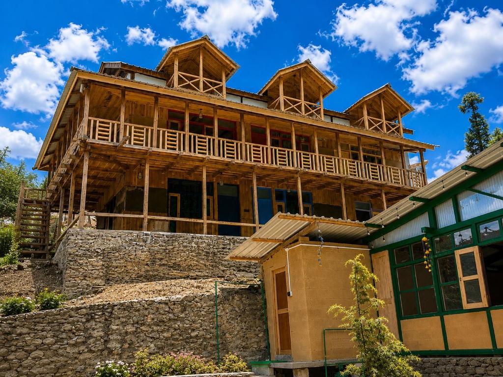 Exterior of The Library Cafe & Stay in Shangarh