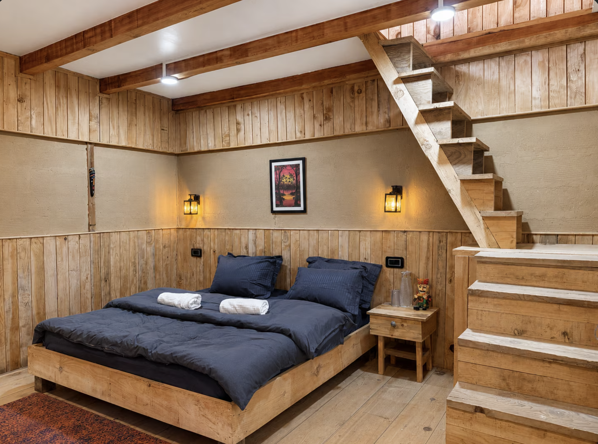 Chapter 2 duplex balcony room at The Library Cafe & Stay